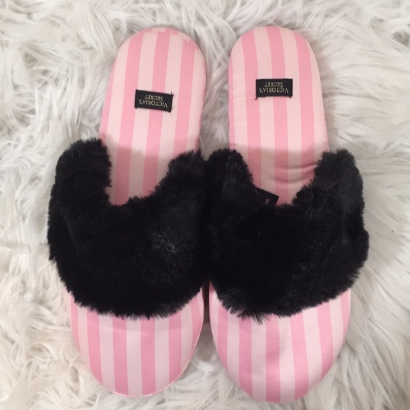 Victoria’s Secret Signature Satin Slippers - Picture 2 of 9